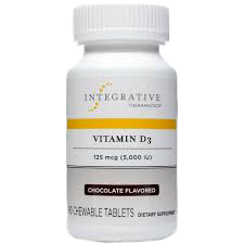 Vit. D3 5,000IU Chewable/ Chocolate 90ct-Integrative Therapeutics
