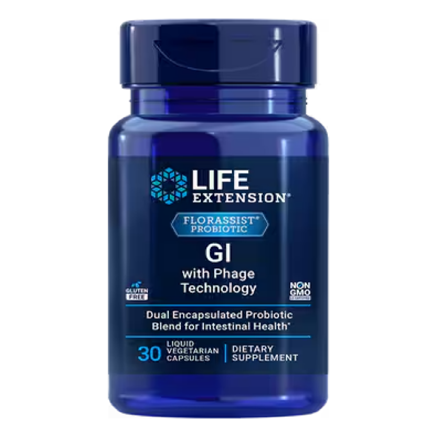 Florassist GI with Phage Technology 30ct - Life Extension