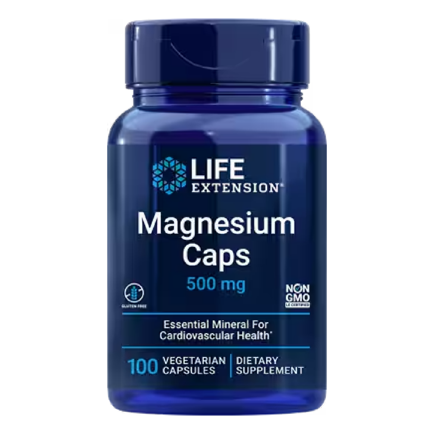 Magnesium 500mg Caps 100ct - Life Extension's