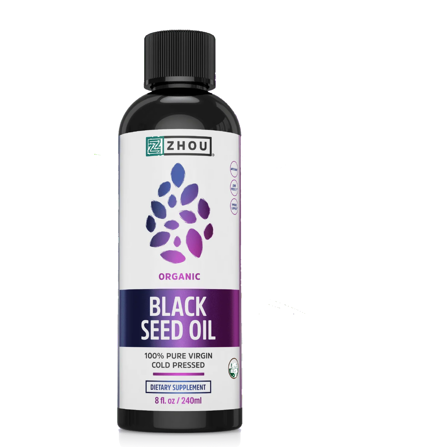 Black Seed Oil Organic 8oz - ZHOU